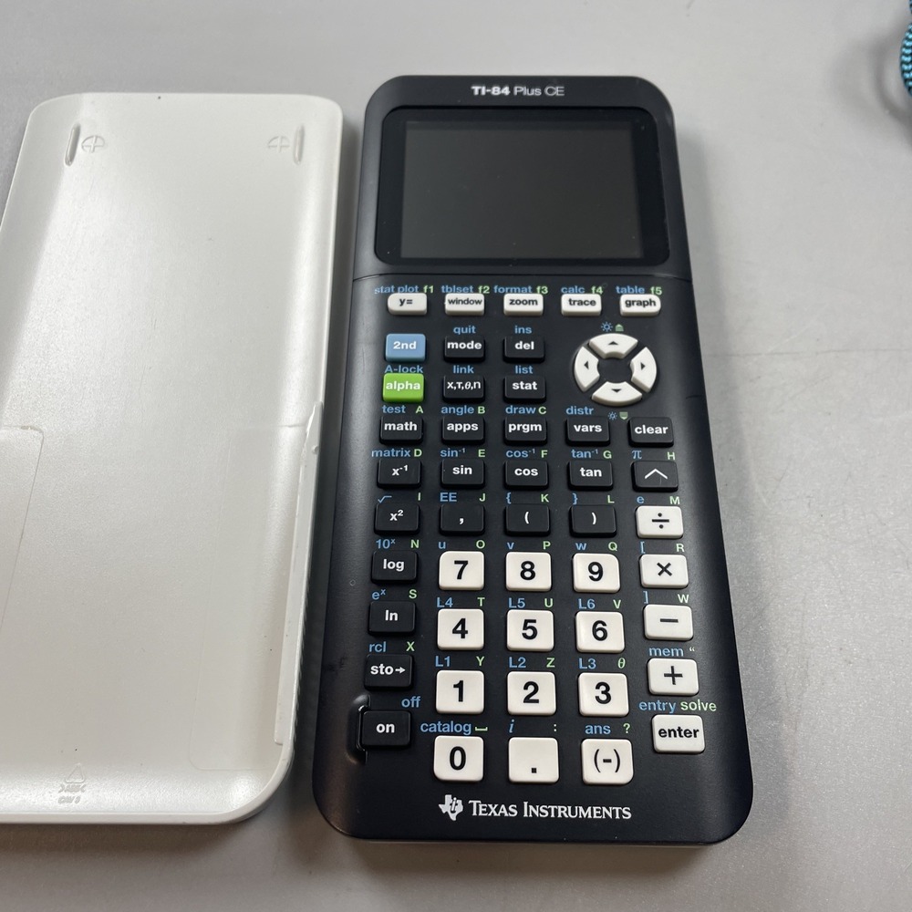 Texas Instruments ~ Ti-84‎ Plus CE Python Calculator Black - Works Perfectly - Picture 2 of 6